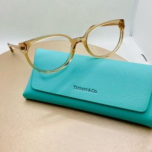 EUC Tiffany & Co Crystal Sand TF 2191 RX Eyeglasses